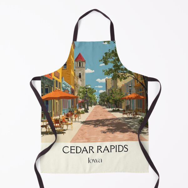 Item preview, Cedar Rapids Iowa Historic District | City Life Poster designed and sold by TuncGK.