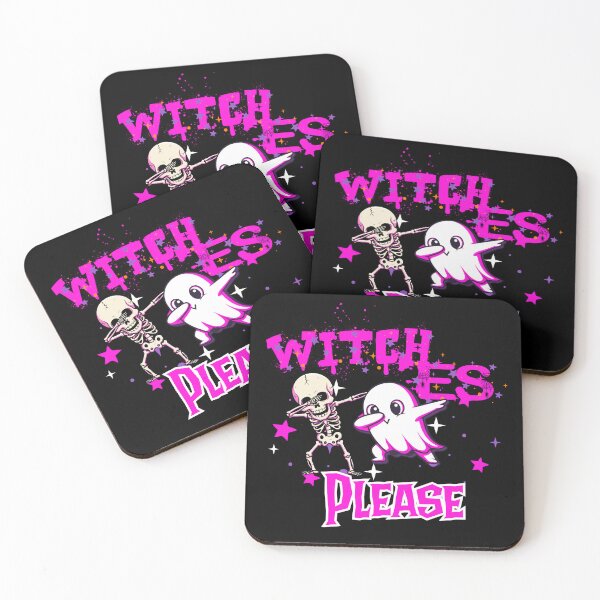 Item preview, Witches Please Funny Halloween Ghost Skeleton Design designed and sold by Viltogvakkertstudio.