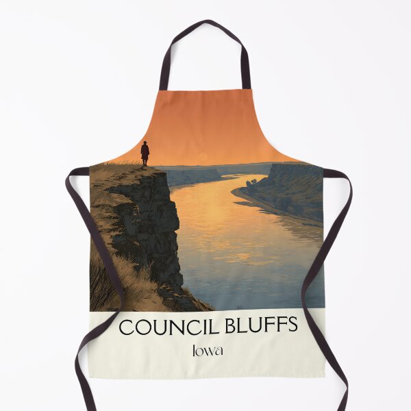 Item preview, Council Bluffs Iowa Loess Hills | Scenic Overlook Poster designed and sold by TuncGK.