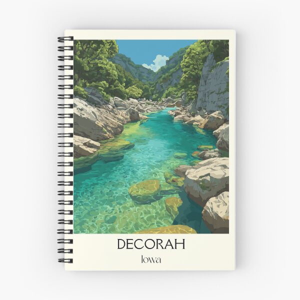 Item preview, Decorah Iowa Upper River | Clear Water Kayaking Poster designed and sold by TuncGK.
