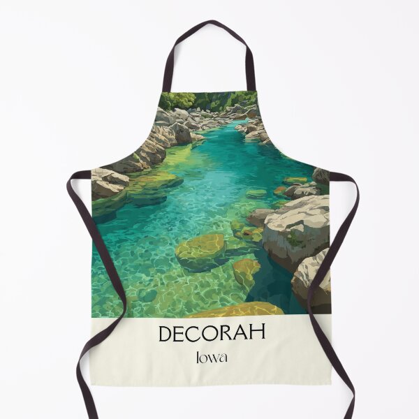 Item preview, Decorah Iowa Upper River | Clear Water Kayaking Poster designed and sold by TuncGK.