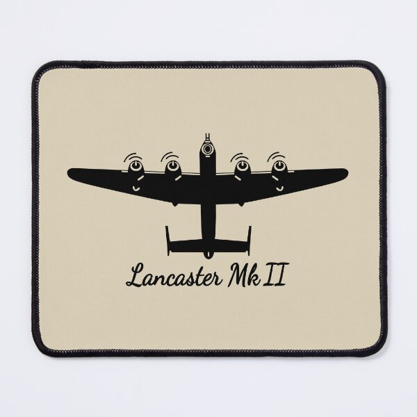Item preview, Lancaster II British WW2 Bomber Plane Fly Over Silhouette designed and sold by MilitaryMart.