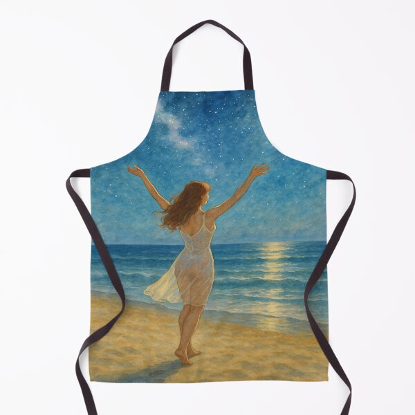 Item preview, Bathed in Moonlight – Watercolor Feminine Art by GGSTCraft designed and sold by ggstcraft.