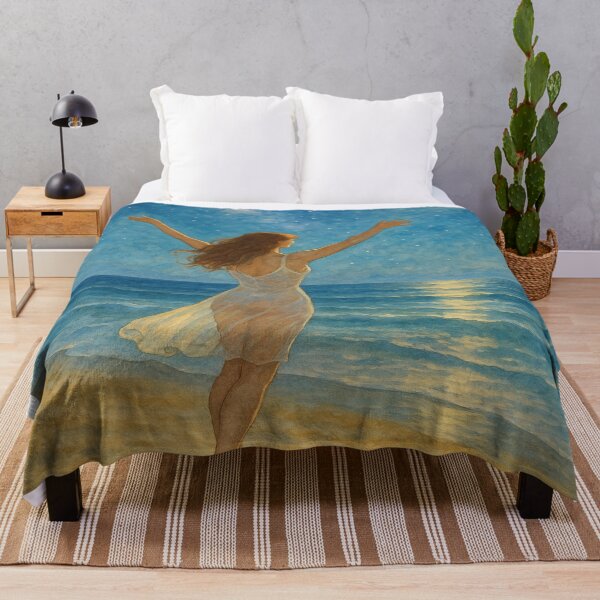Item preview, Bathed in Moonlight – Watercolor Feminine Art by GGSTCraft designed and sold by ggstcraft.