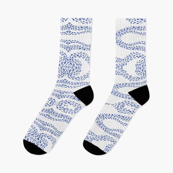 Item preview, Blue impressionist pattern designed and sold by PLPGH.