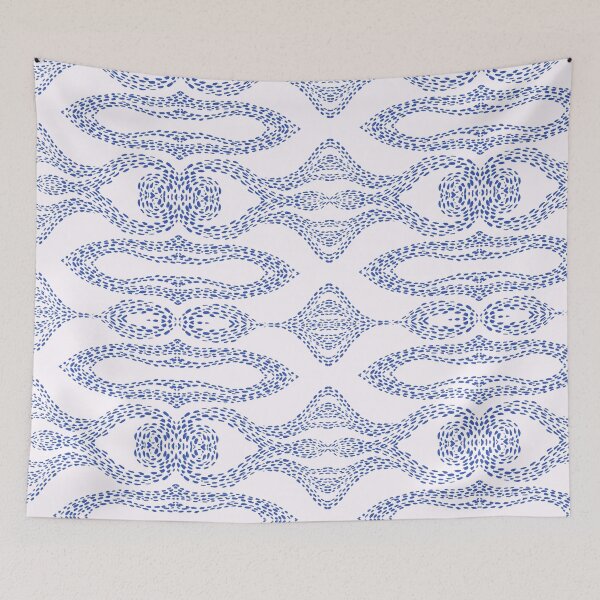 Item preview, Blue impressionist pattern designed and sold by PLPGH.