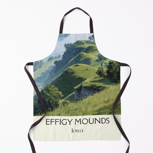 Item preview, Effigy Mounds Iowa Historic Site | River Valley Poster designed and sold by TuncGK.