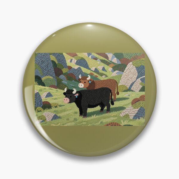 Item preview, Dartmoor cattle(photography + AI) designed and sold by artsmeow.