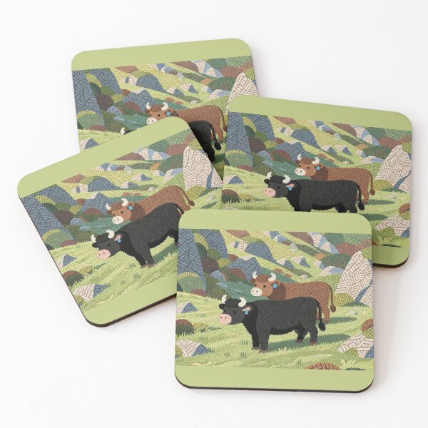 Item preview, Dartmoor cattle(photography + AI) designed and sold by artsmeow.