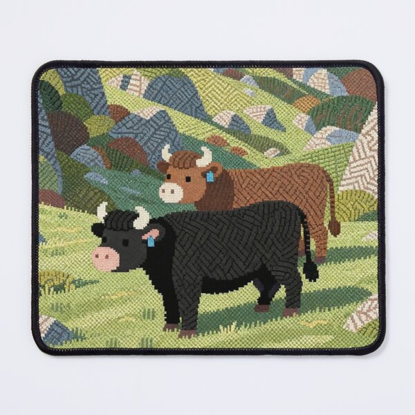 Item preview, Dartmoor cattle(photography + AI) designed and sold by artsmeow.