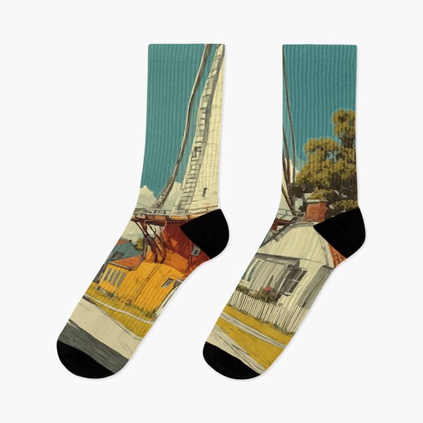 Item preview, Elk Horn Iowa Danish Windmill | Immigrant Heritage Poster designed and sold by TuncGK.