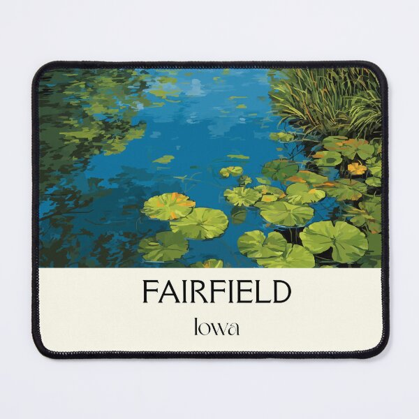 Item preview, Fairfield Iowa Lily Pond | Serene Nature Poster designed and sold by TuncGK.