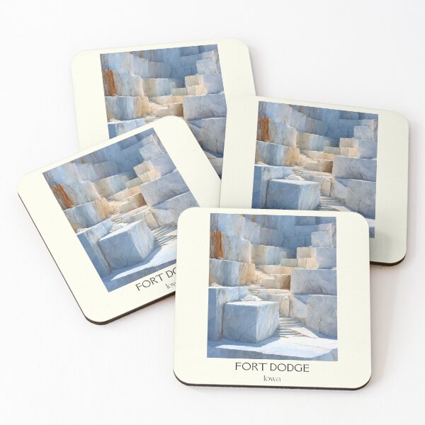 Item preview, Fort Dodge Iowa Gypsum Quarry | Abstract Blocks Poster designed and sold by TuncGK.