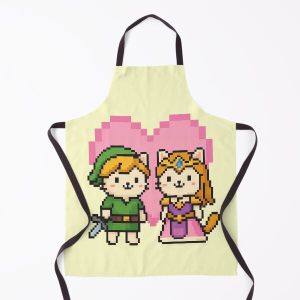 Item preview, Cute 8-Bit Adventurer and Princess Cats | Adorable Retro Gamer Design designed and sold by Beezy-Kneez.