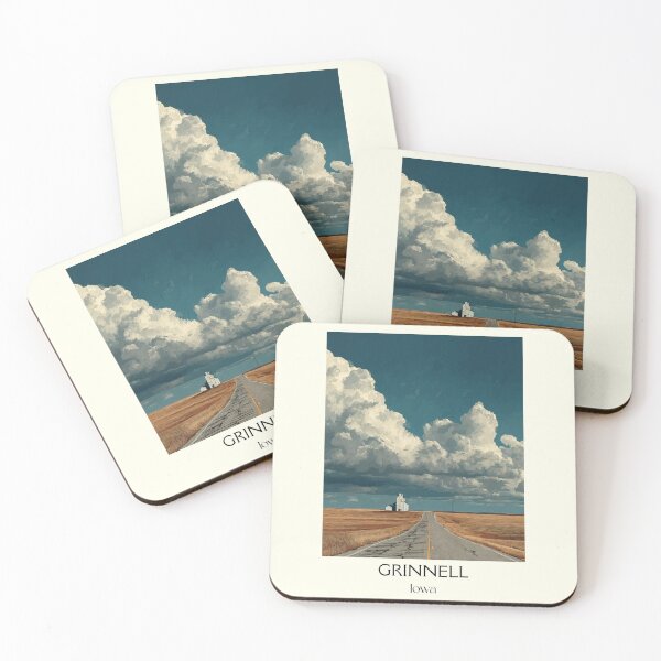 Item preview, Grinnell Iowa Country Road | Prairie Sky Poster designed and sold by TuncGK.