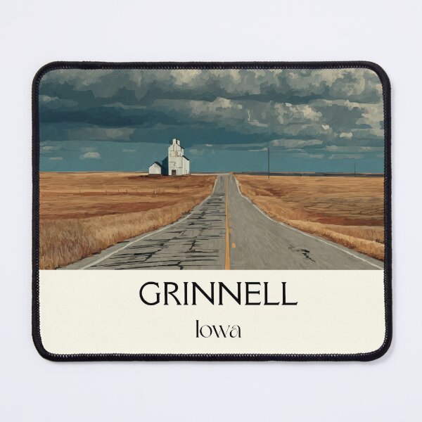 Item preview, Grinnell Iowa Country Road | Prairie Sky Poster designed and sold by TuncGK.