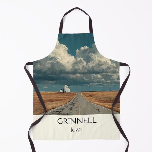 Item preview, Grinnell Iowa Country Road | Prairie Sky Poster designed and sold by TuncGK.