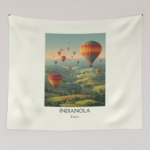 Item preview, Indianola Iowa Balloon Classic | Hot Air Balloons Poster designed and sold by TuncGK.