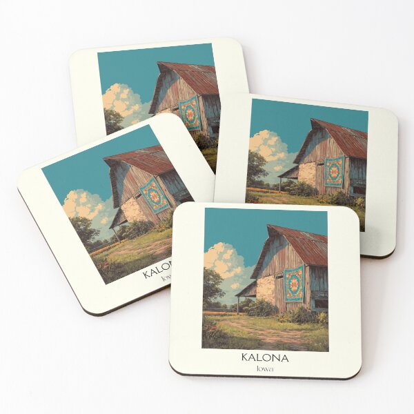 Item preview, Kalona Iowa Amish Country | Quilt Barn Poster designed and sold by TuncGK.