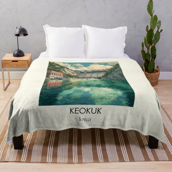 Item preview, Keokuk Iowa River Dam | Hydroelectric Power Poster designed and sold by TuncGK.