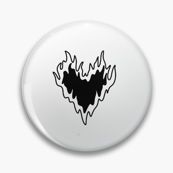 Item preview, Flaming heart designed and sold by O2 Artistry.