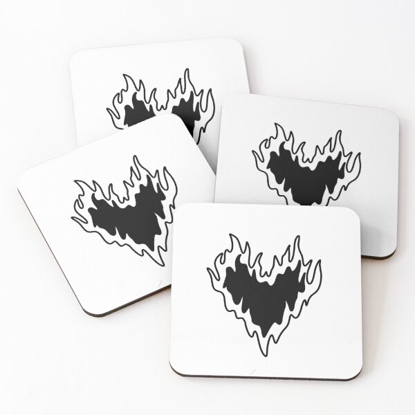 Item preview, Flaming heart designed and sold by O2 Artistry.