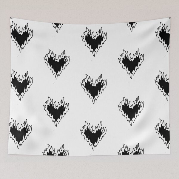 Item preview, Flaming heart designed and sold by O2 Artistry.