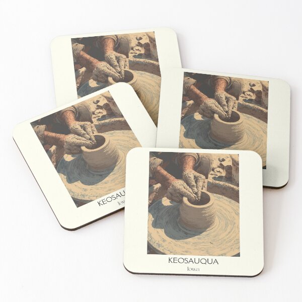 Item preview, Keosauqua Iowa Pottery | Artisan Craft Poster designed and sold by TuncGK.