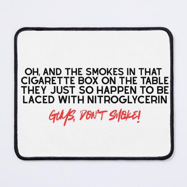 Item preview, Lying Is the Most Fun a Girl Can Have Without Taking Her Clothes Off Lyrics - Guys Don't Smoke designed and sold by jleeg.