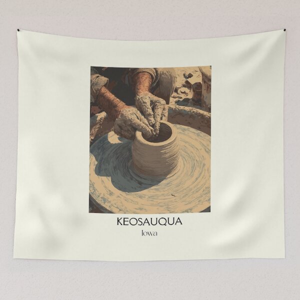 Item preview, Keosauqua Iowa Pottery | Artisan Craft Poster designed and sold by TuncGK.