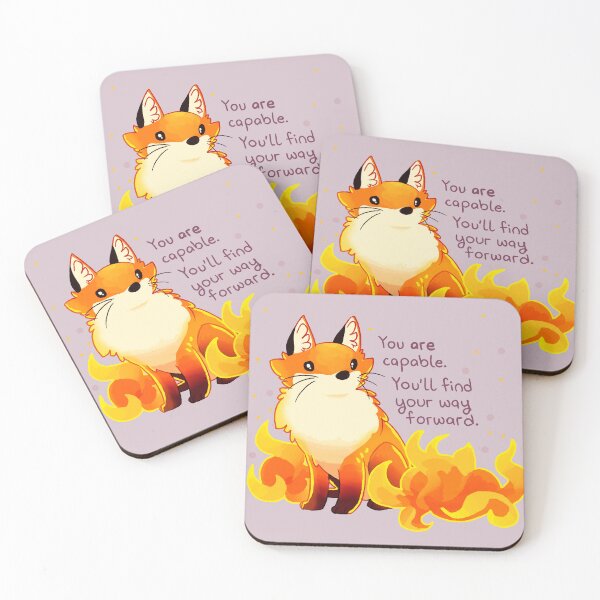Item preview, "You are Capable" Encouraging Fire Fox designed and sold by thelatestkate.