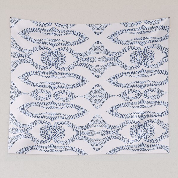 Item preview, Navy 2 impressionist pattern designed and sold by PLPGH.