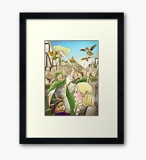 Robin Hood Marches Into London Framed Print