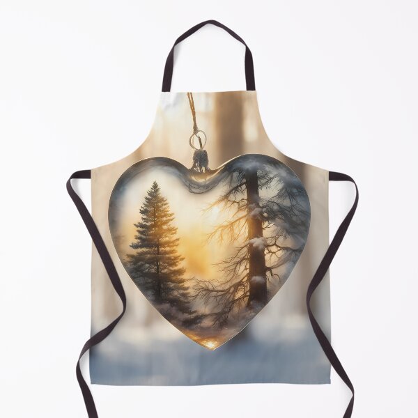 Item preview, Heart of Glass in Winter Forest designed and sold by CalmnessbyChoice.