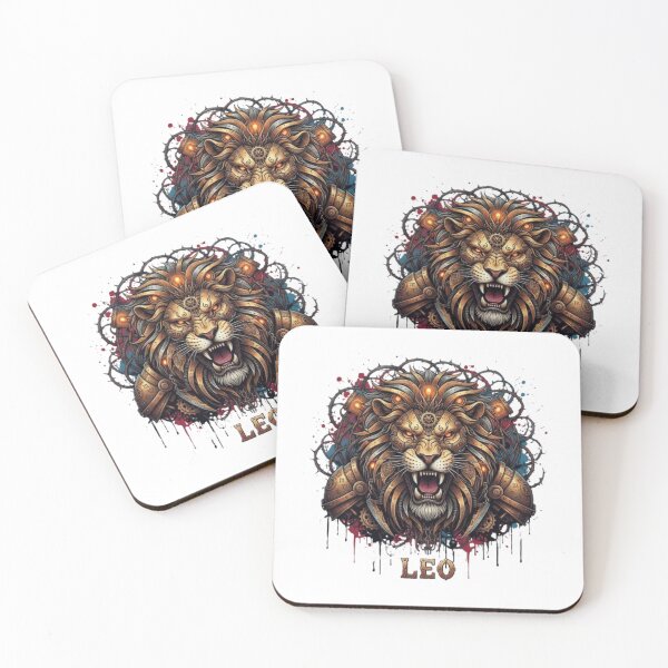 Item preview, Leo – The Mech Lion of Fire designed and sold by CelticSoulShop.