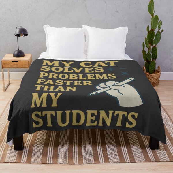 Item preview, My Cat Solves Problems Faster Than My Students – Funny Teacher Cat Lover Shirt” designed and sold by AdelStore.