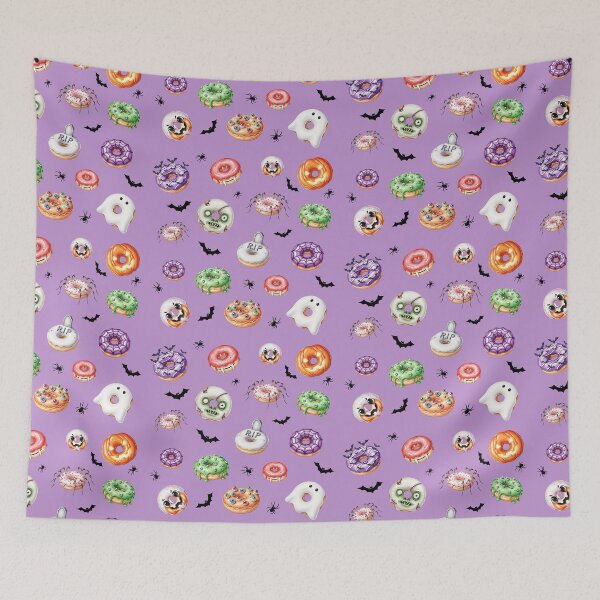 Item preview, Spooky Donut - Halloween Pattern designed and sold by TherezaDesign.