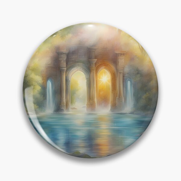 Item preview, Magical Portal in Cave River designed and sold by CalmnessbyChoice.