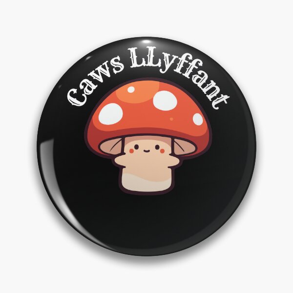 Item preview, toadstool in welsh language designed and sold by aledfychan.