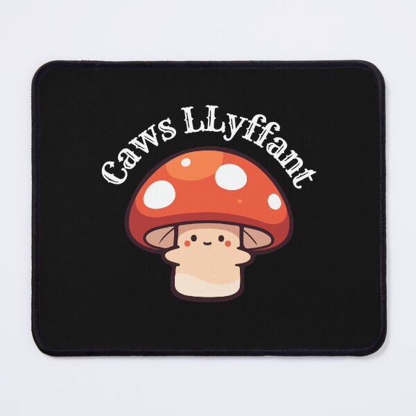 Item preview, toadstool in welsh language designed and sold by aledfychan.