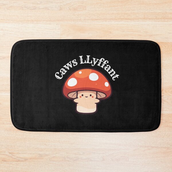 Item preview, toadstool in welsh language designed and sold by aledfychan.