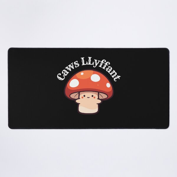 Item preview, toadstool in welsh language designed and sold by aledfychan.