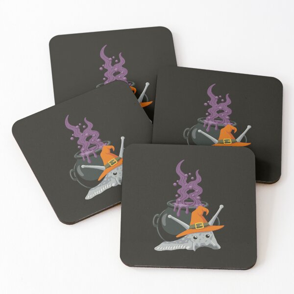 Item preview, Snail with magic potion in witch's cauldron Halloween designed and sold by InkofNocturna.