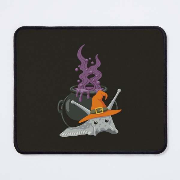 Item preview, Snail with magic potion in witch's cauldron Halloween designed and sold by InkofNocturna.