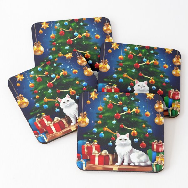 Item preview, Cat Christmas Trees – Happy Claws.  designed and sold by Zofia Sosnecka.