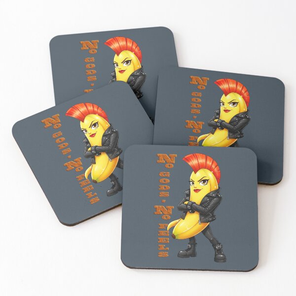 Item preview, No Gods No Peels - Punk Rock Banana Rebellion designed and sold by UnpeelMeArt.