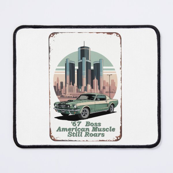 Item preview, Meet The '67 Boss - retro metal plate advertising designed and sold by Museum Of Non-Existing Art.