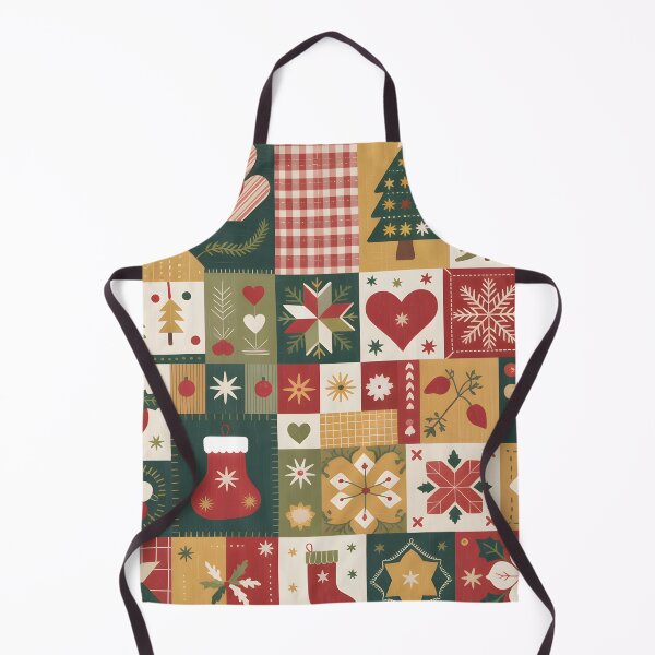 Item preview, Cozy Christmas Patchwork Quilt Pattern designed and sold by SoftStyleStudio ⭐⭐⭐.
