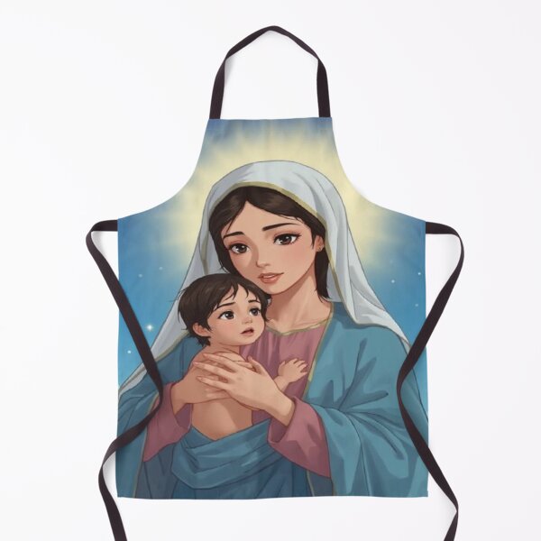 Item preview, Celestial Motherhood – Holy Woman and Child Under Starry Sky designed and sold by Cristhian Almanza.