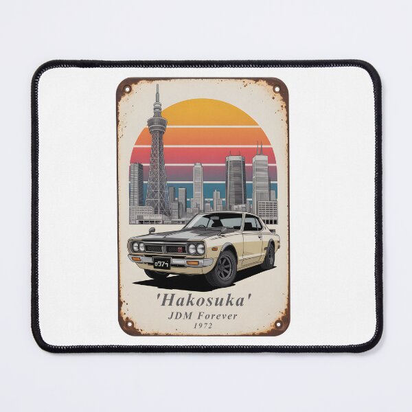 Item preview, GTR Hakosuka JDM - retro metal plate advertising designed and sold by Museum Of Non-Existing Art.